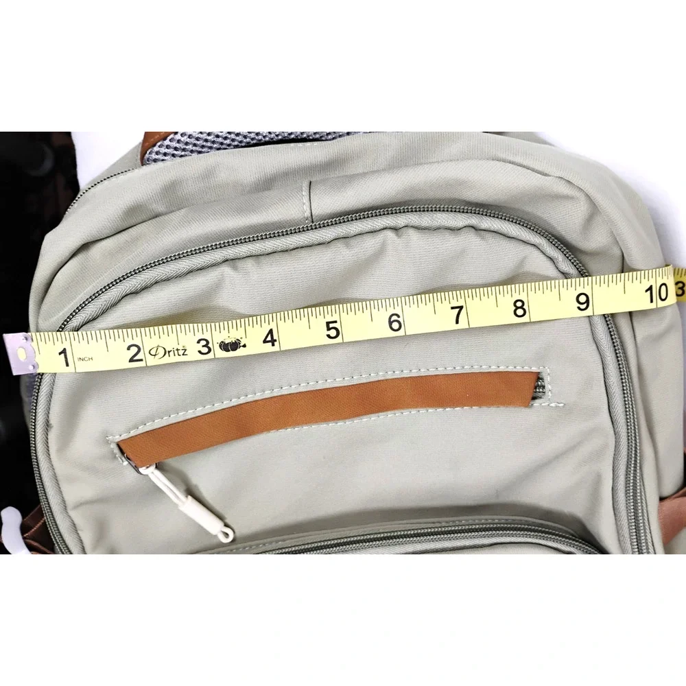 Man Buzhe Sport Backpack Green Tan Casual Travel School Everyday Daypack
